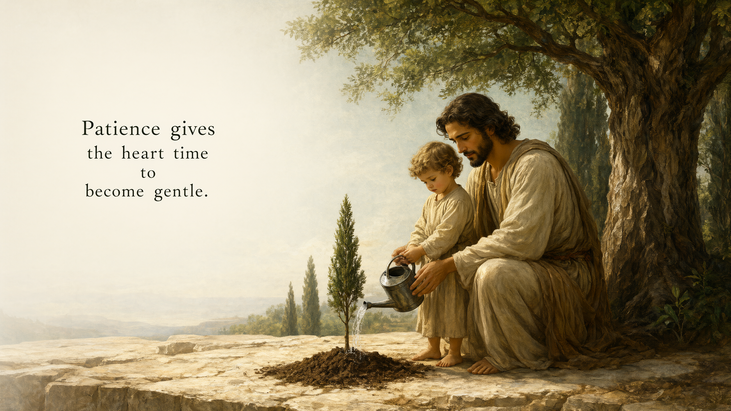 The Cypress and the Sapling