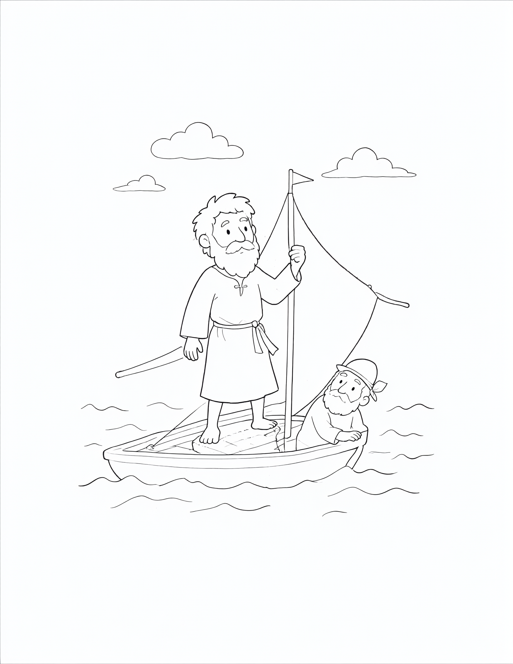 Jonah on the Ship