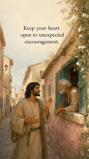 The Friendly Greeting Across the Lane