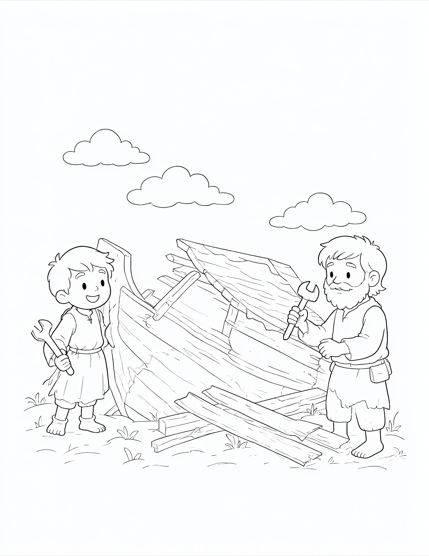 Noah Builds the Ark