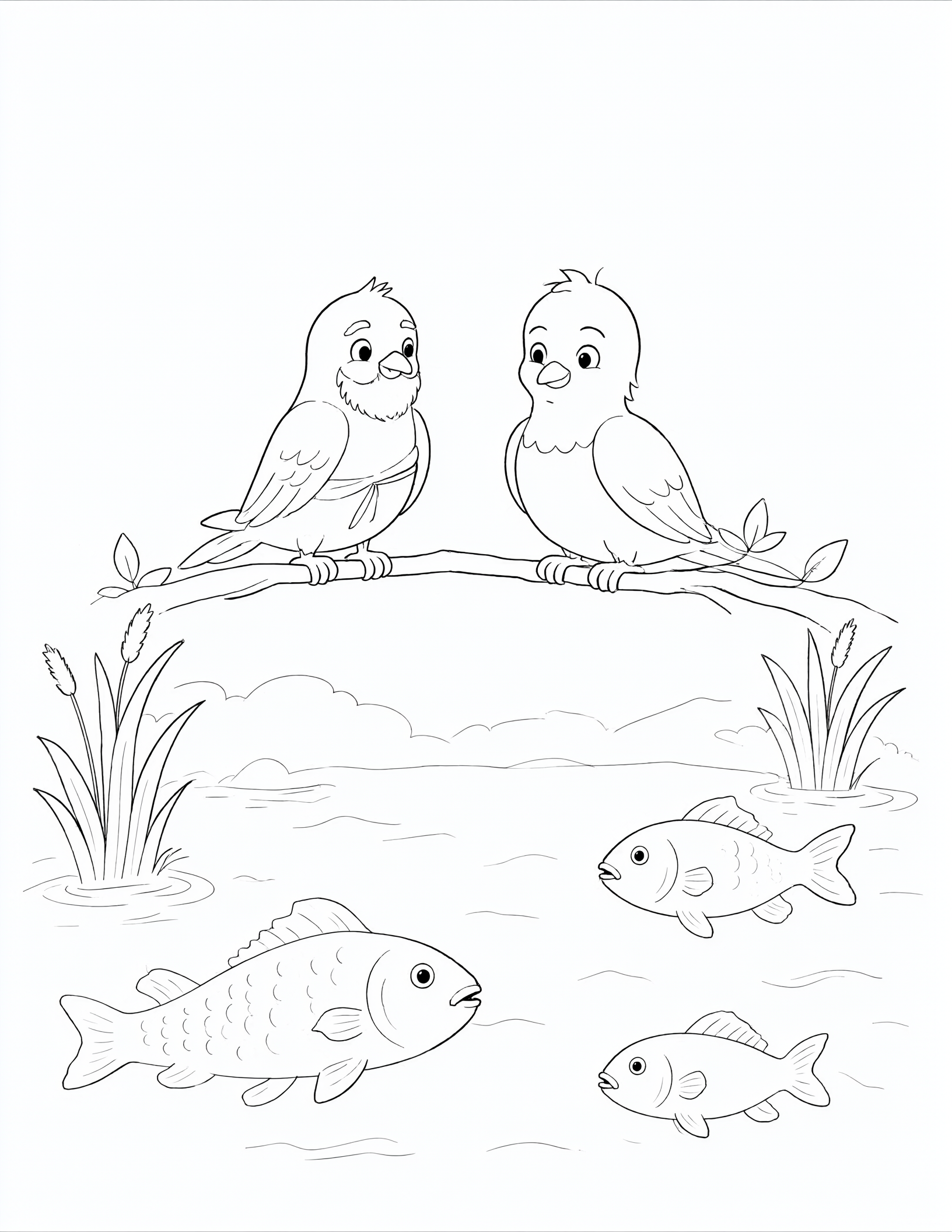 Birds and Fish