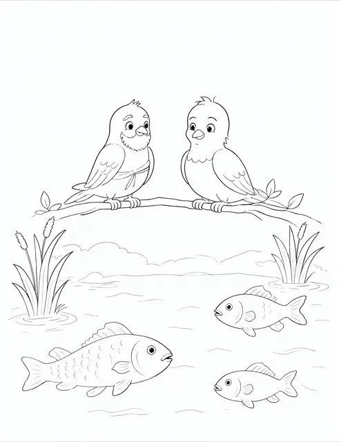 Birds and Fish