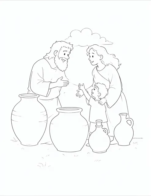 Elisha and the Oil Jars
