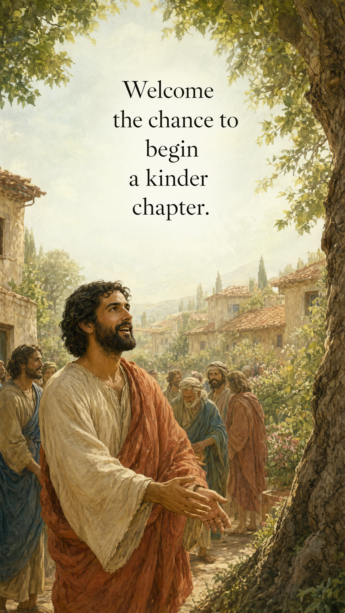 Zacchaeus on the Garden Path