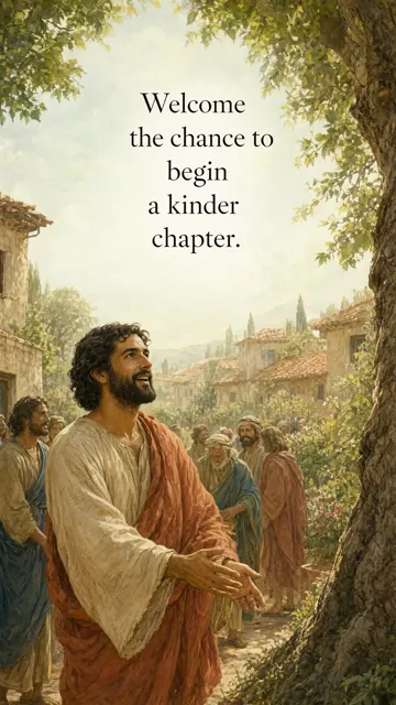 Zacchaeus on the Garden Path