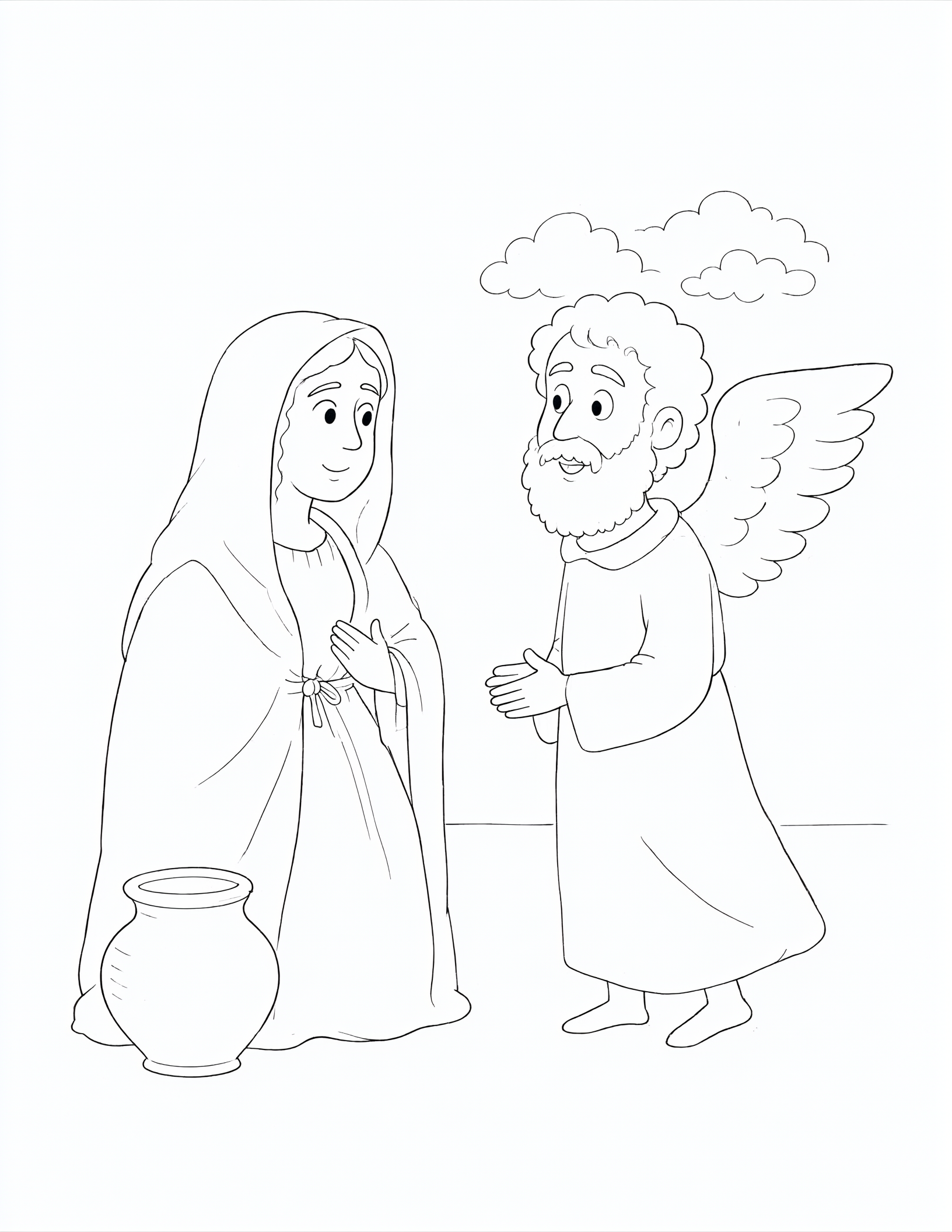 Mary and the Angel