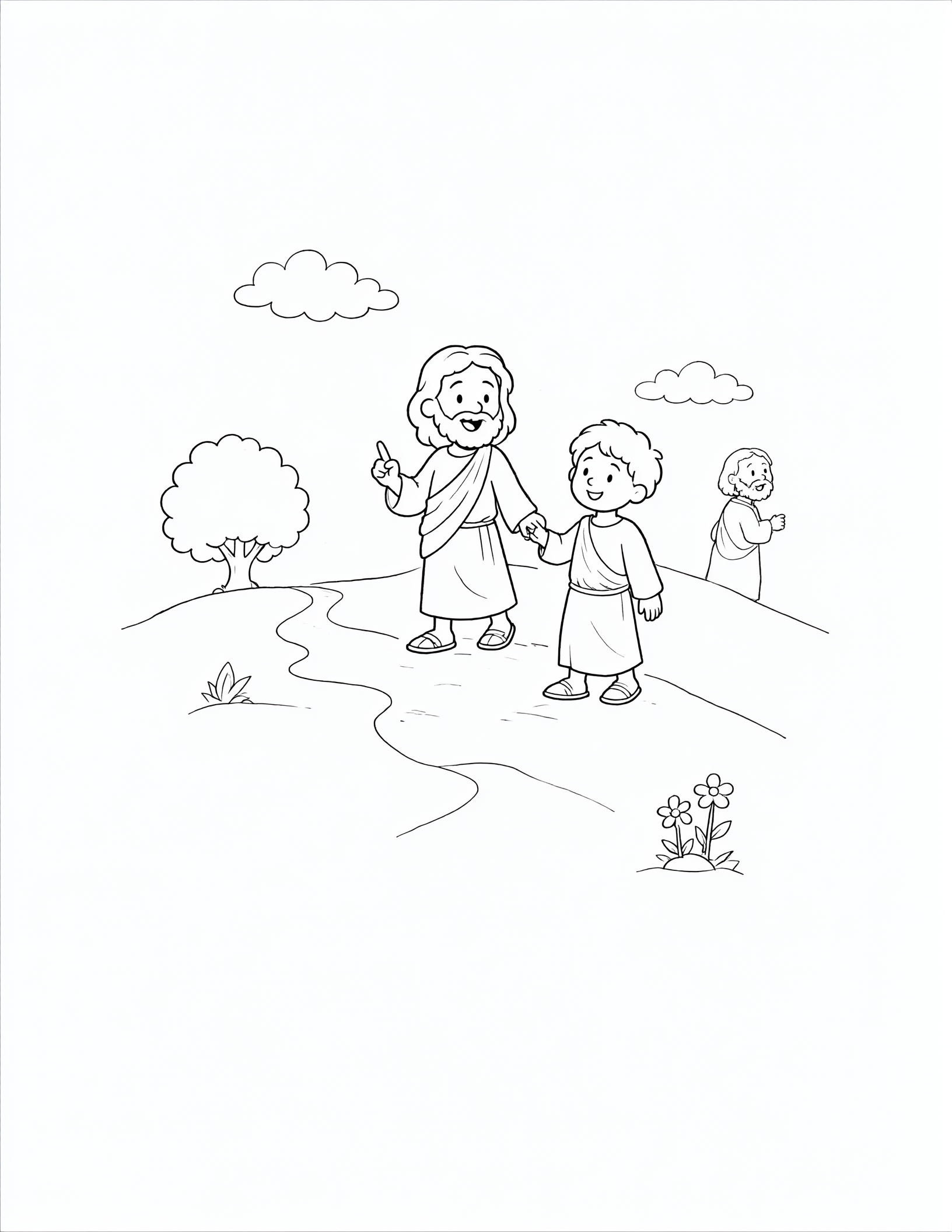 The Disciples Follow Jesus