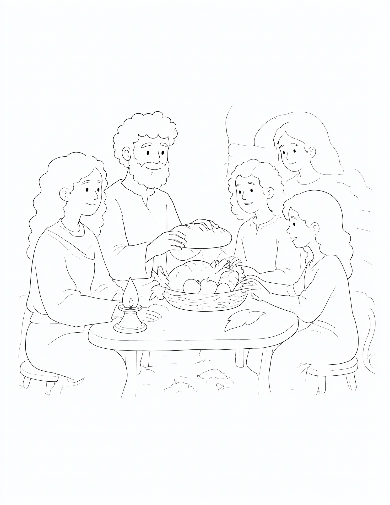 The Disciples Share Their Bread