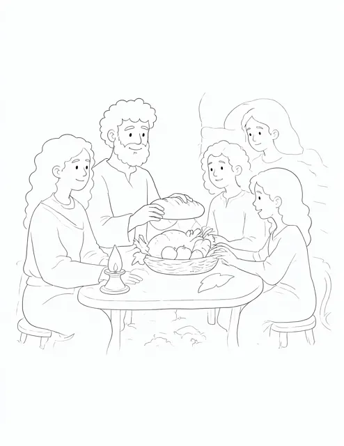 The Disciples Share Their Bread