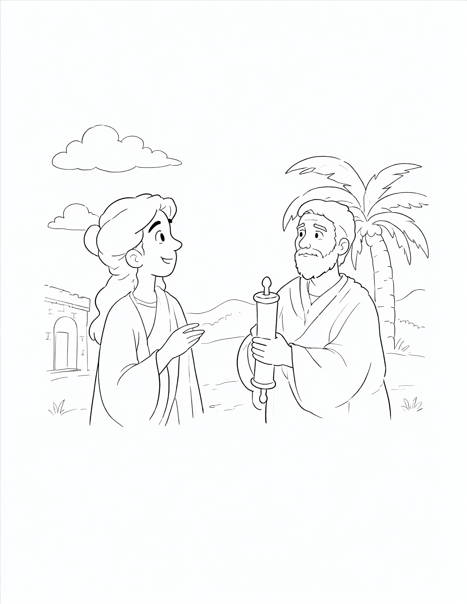 Esther and Mordecai