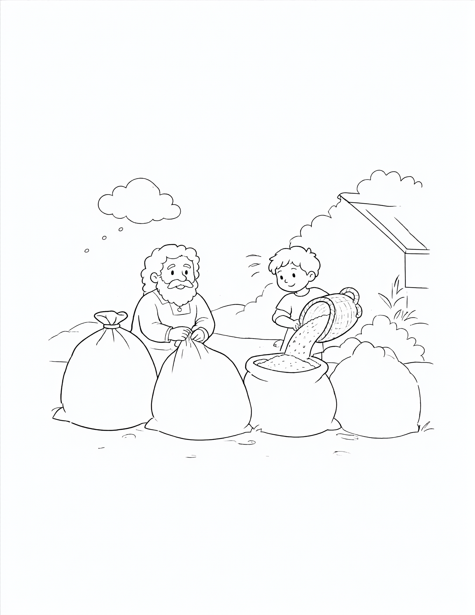 Joseph Stores the Grain