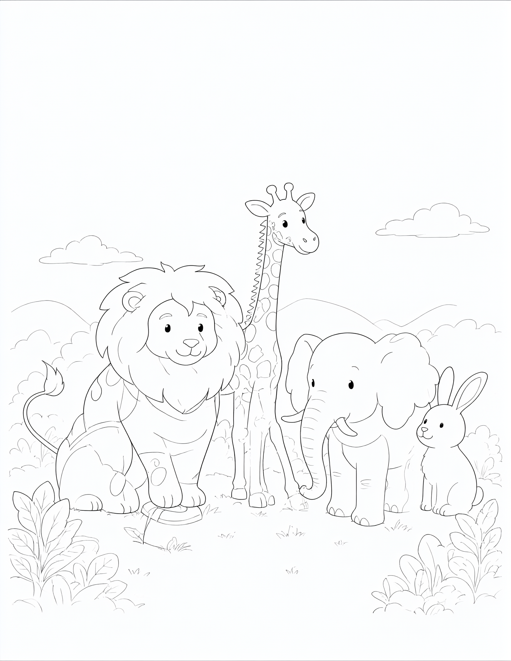 Animals in the Garden