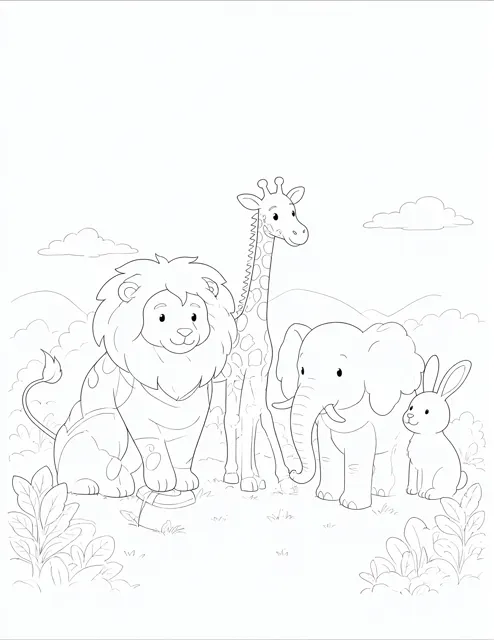 Animals in the Garden