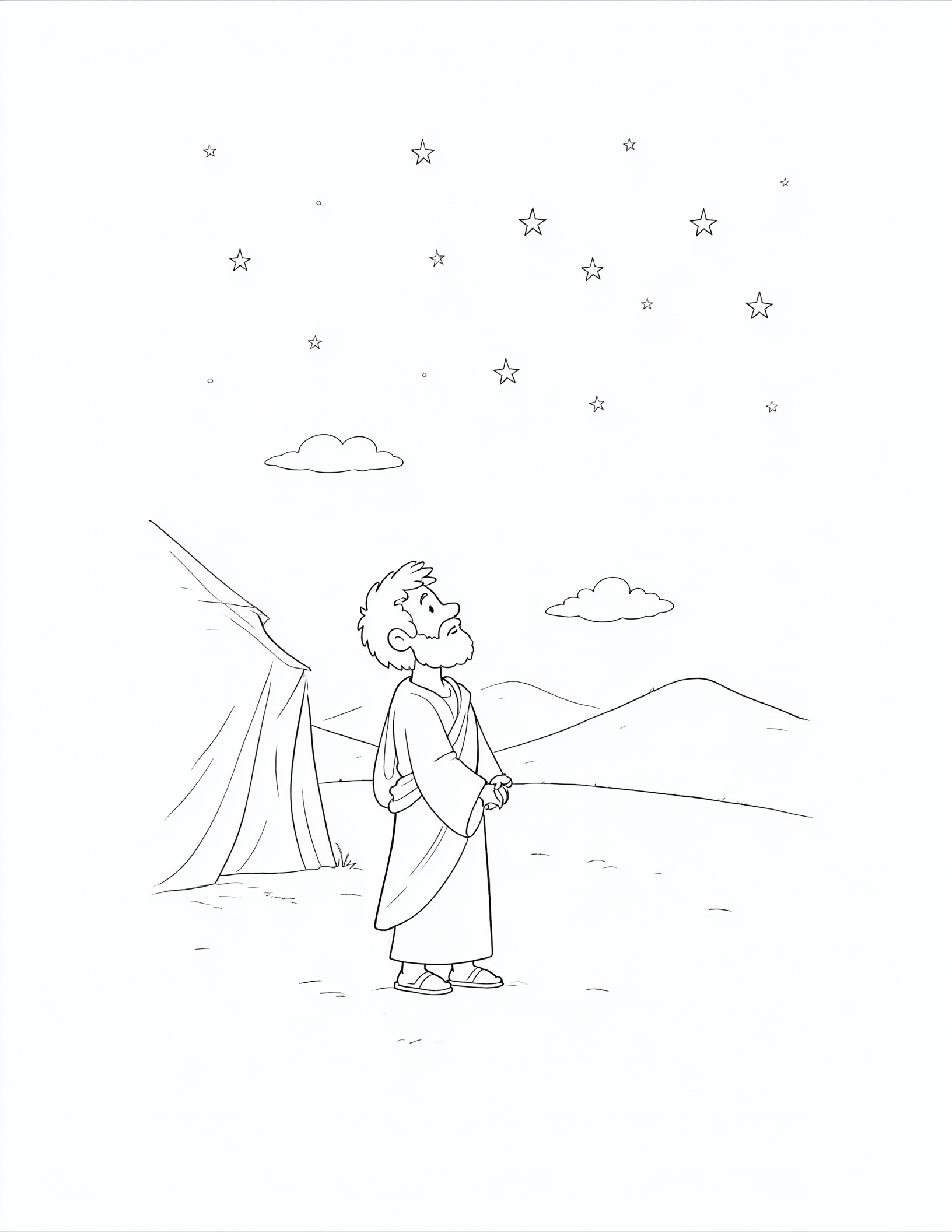 Abraham Counts the Stars