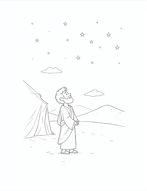 Abraham Counts the Stars