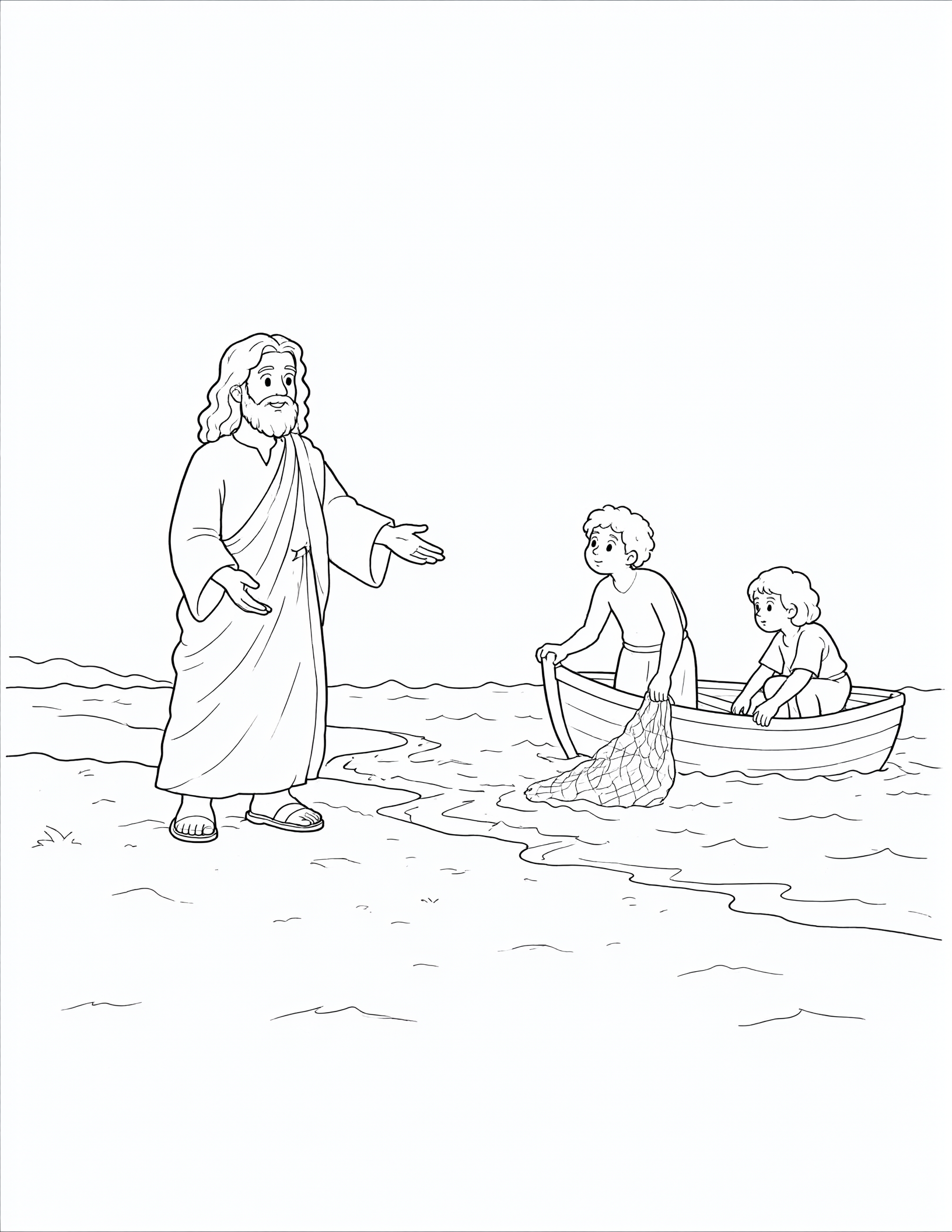 Jesus Calls the Fishermen