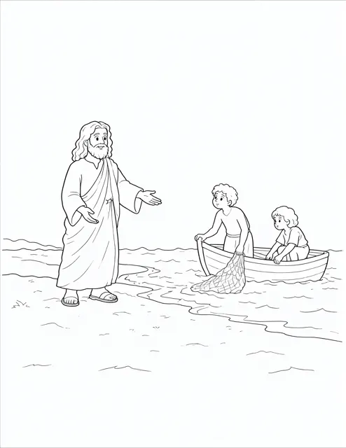 Jesus Calls the Fishermen