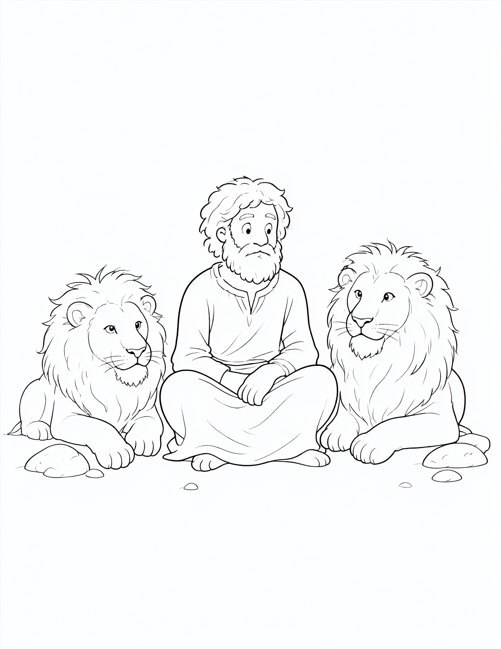 Daniel with the Lions