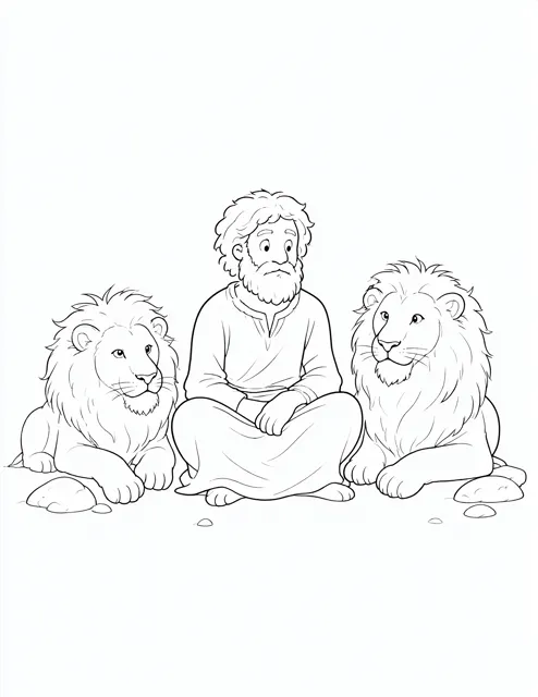 Daniel with the Lions