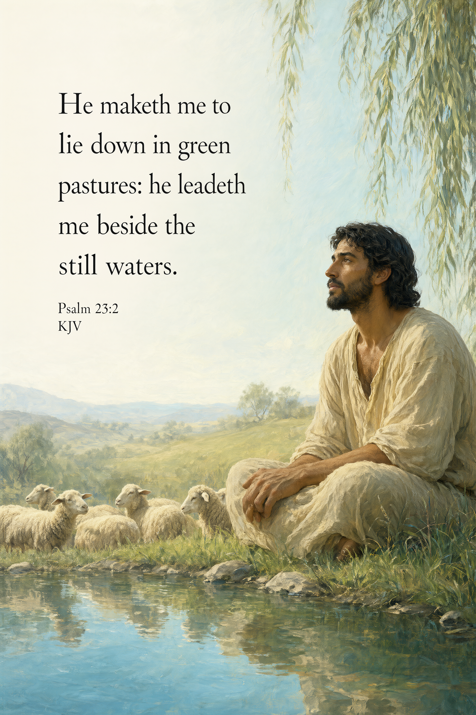 Still Waters and Green Pastures