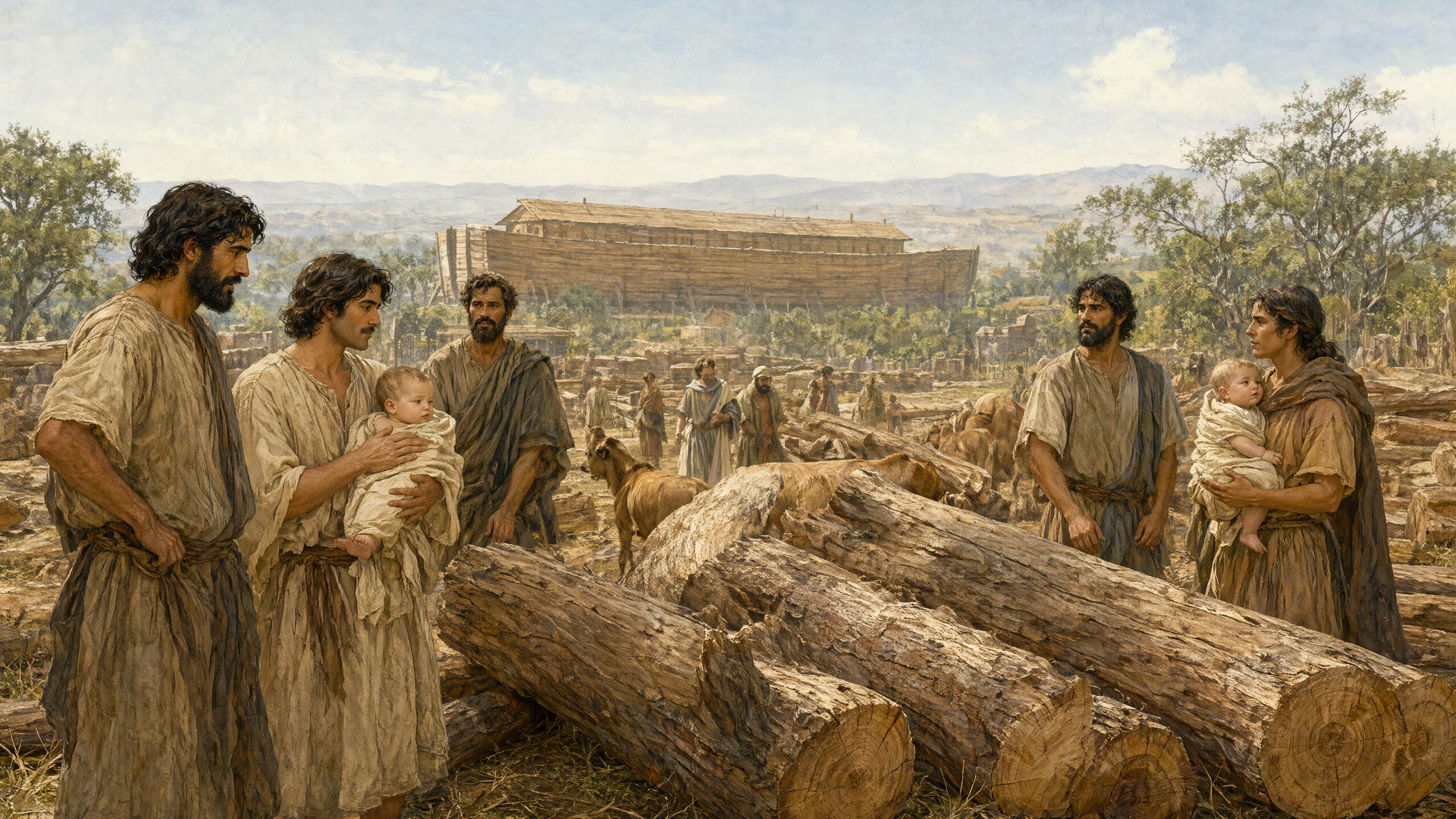 Noah - Choosing the Timber