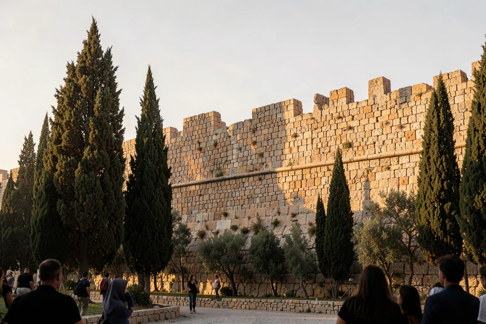 Jerusalem Wall at Golden Hour
