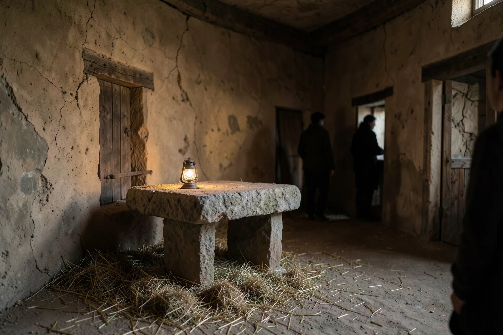 Lantern-lit Stable