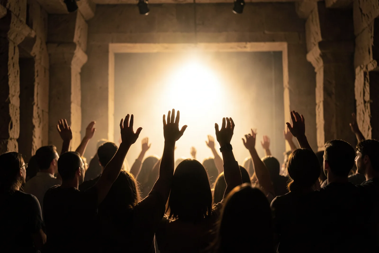 Raised Hands in Worship