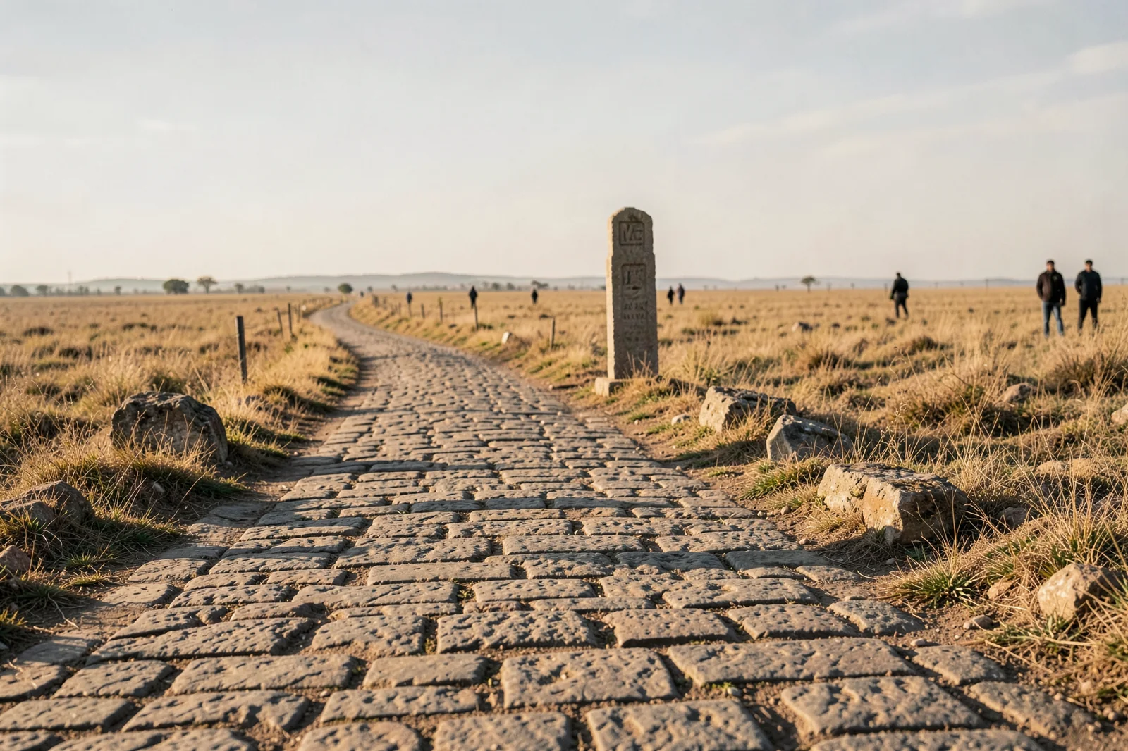 Roman Road and Milestone