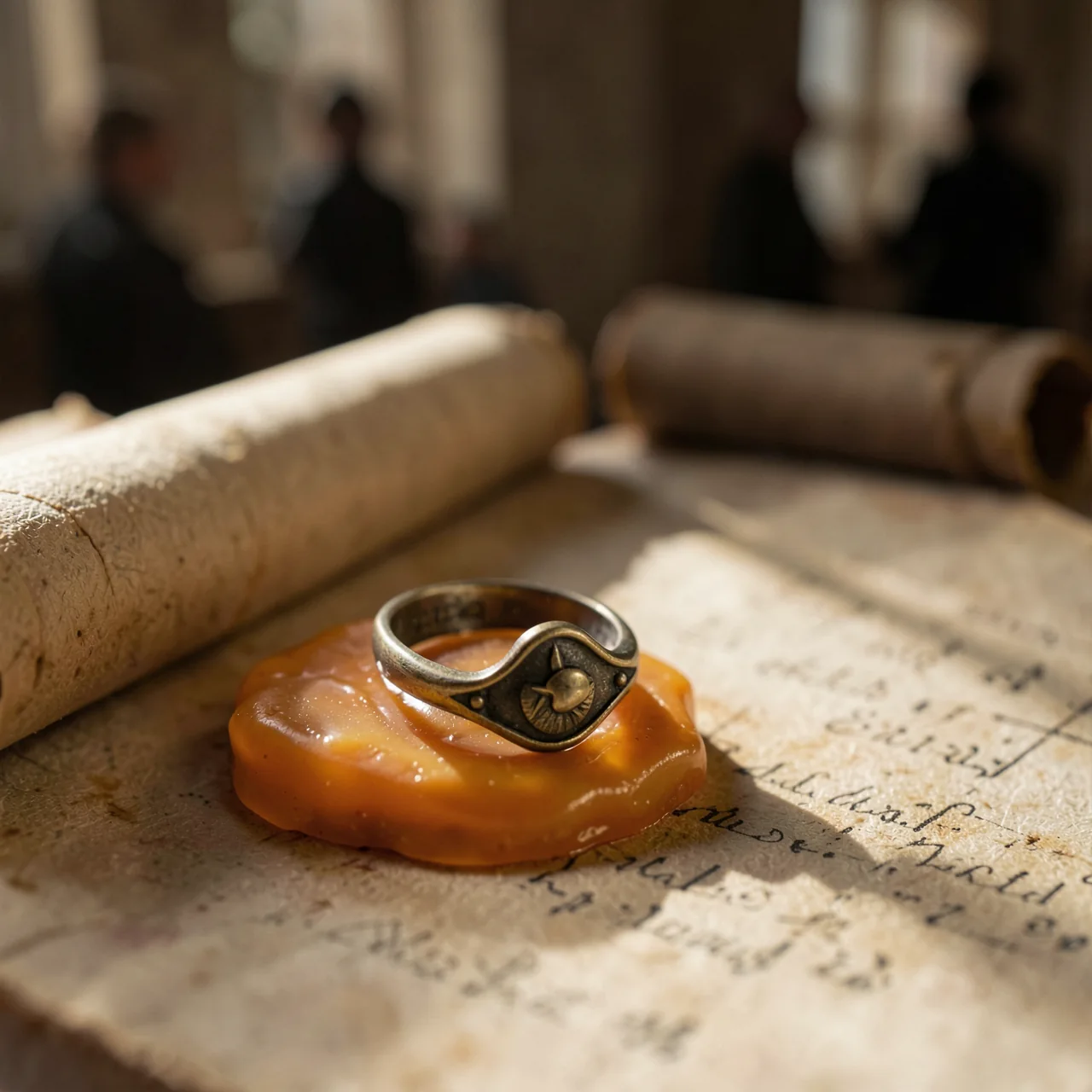 Signet Ring and Wax