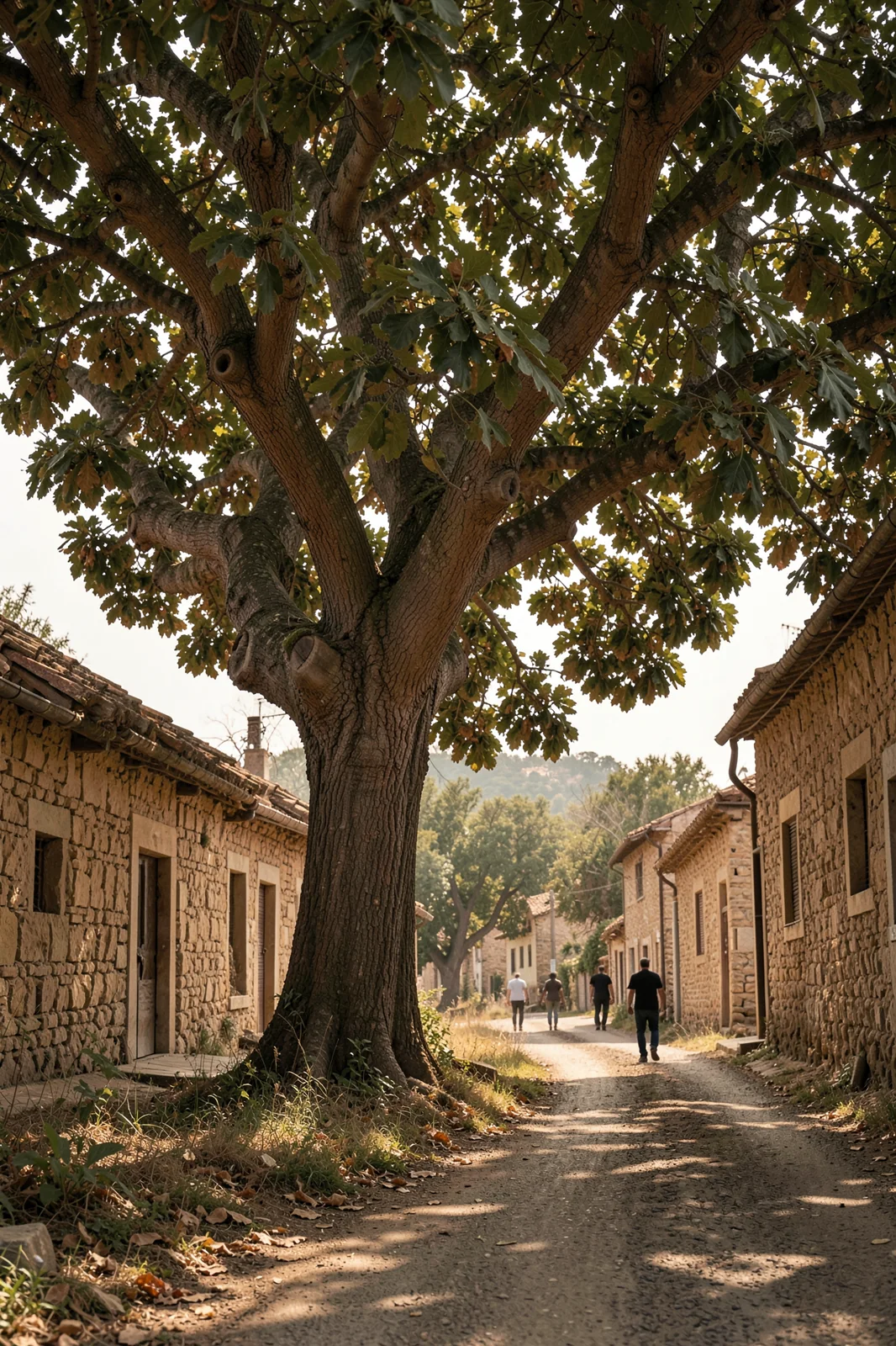 Sycamore beside the Road